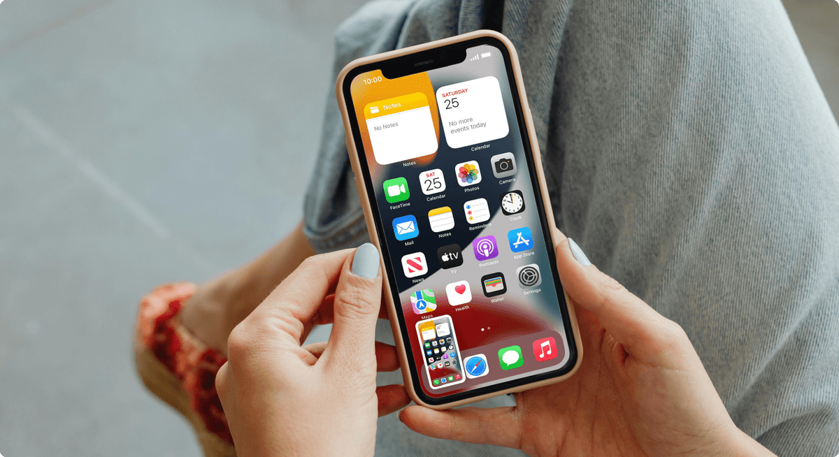 App preview on phone